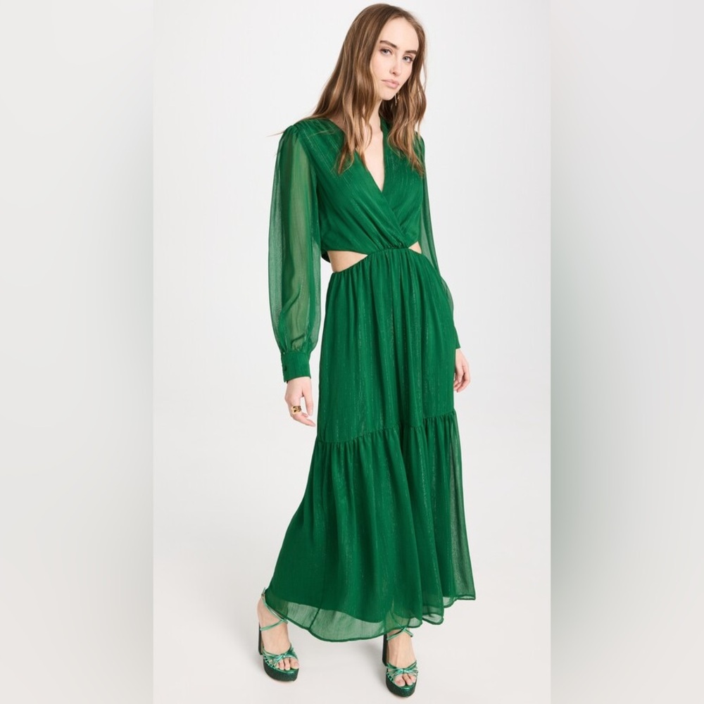 Wayf Rexy Cut Out Tiered Maxi Dress